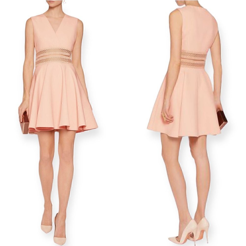 Maje Racine Pink Sleeveless Swing Dress, size M, NWT
